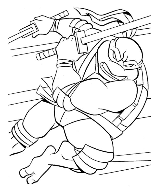 20 Free Ninja Turtle Coloring Pages for Kids and Adults