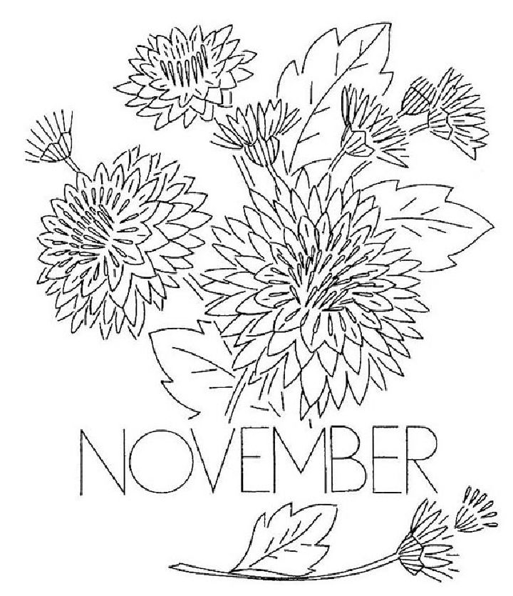 20 Free November Coloring Pages for Kids and Adults