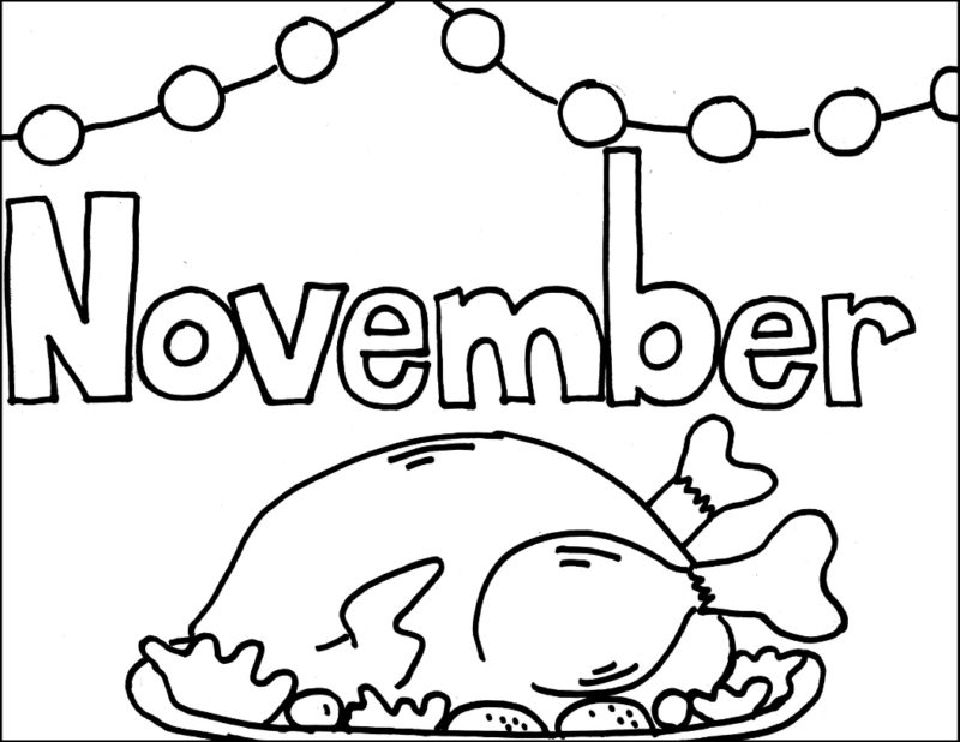20 Free November Coloring Pages for Kids and Adults