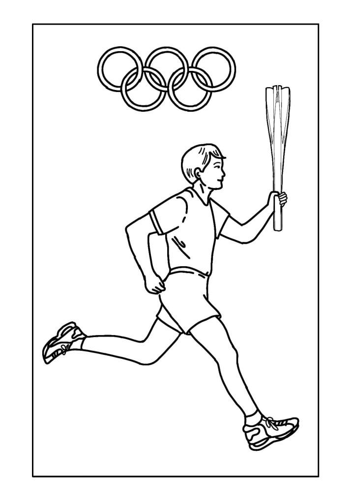 25 Free Olympic Coloring Pages for Kids and Adults