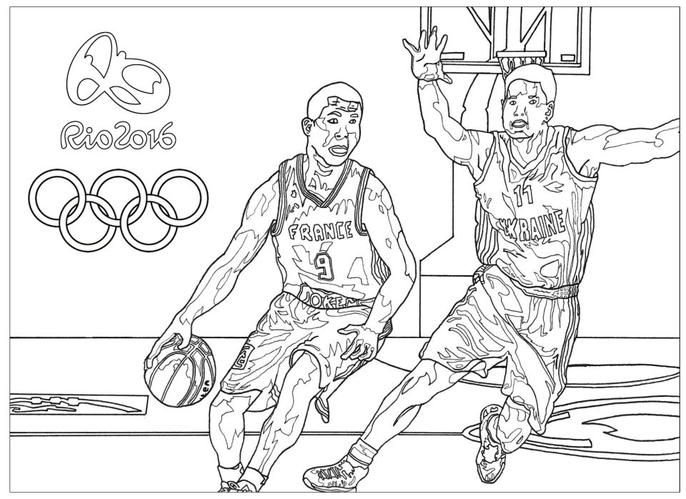 25 Free Olympic Coloring Pages for Kids and Adults