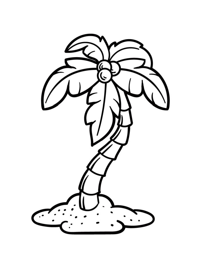 25 Free Tree Coloring Pages for Kids and Adults