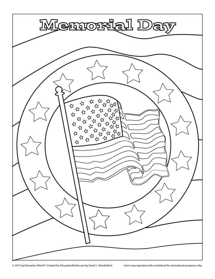 25 Free Memorial Day Coloring Pages for Kids and Adults