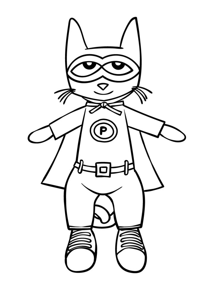 15 Free Pete the Cat Coloring Pages for Kids and Adults