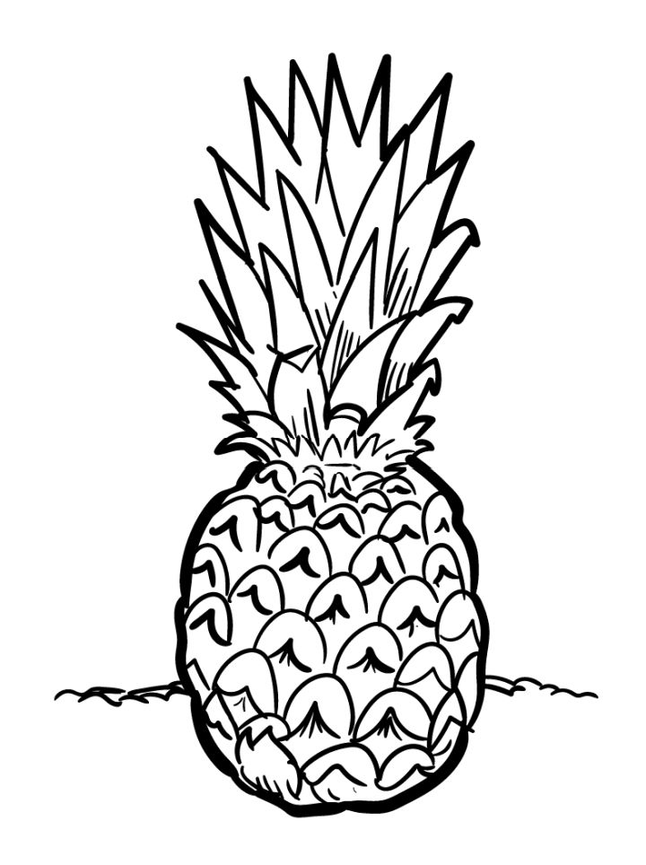 25 Free Fruit Coloring Pages for Kids and Adults