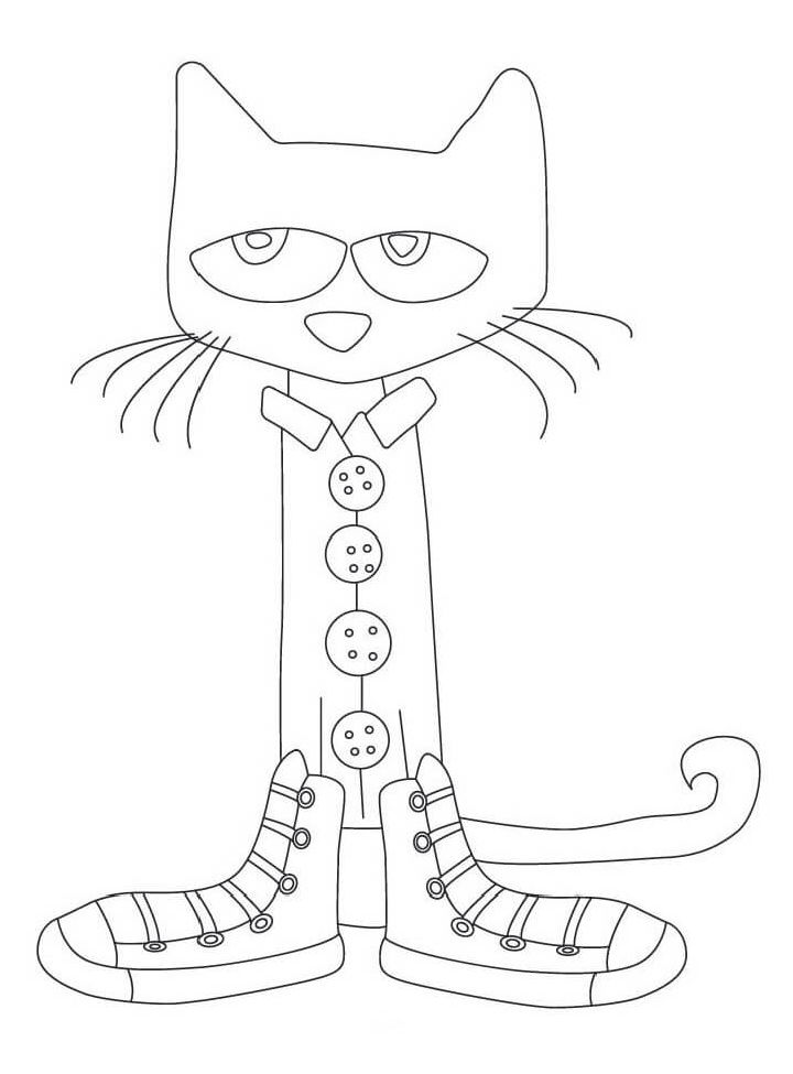 15 Free Pete the Cat Coloring Pages for Kids and Adults