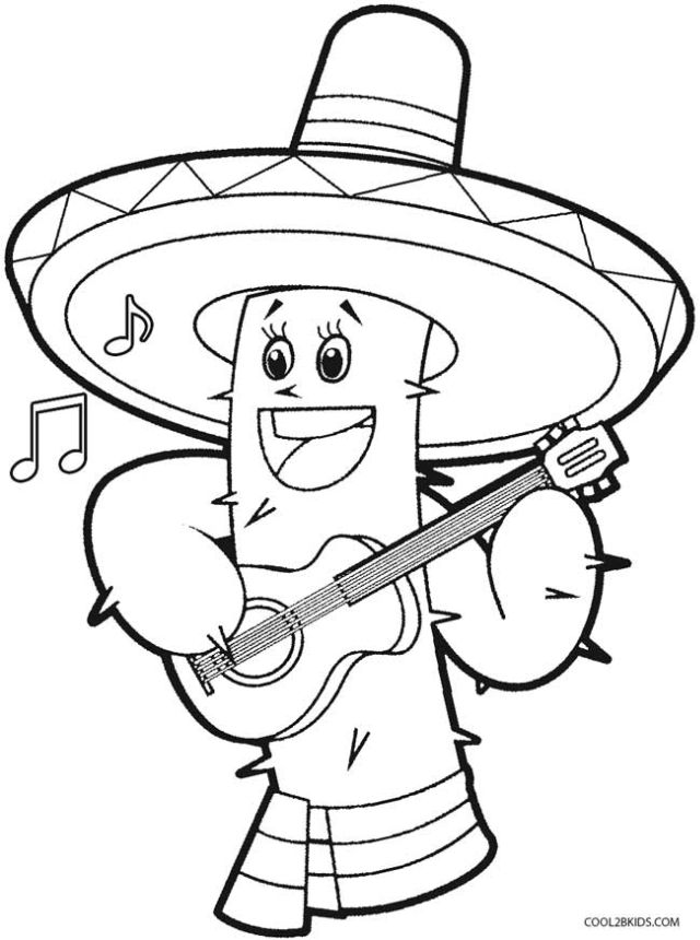 20 Free Cinco De Mayo Coloring Pages for Kids and Adults