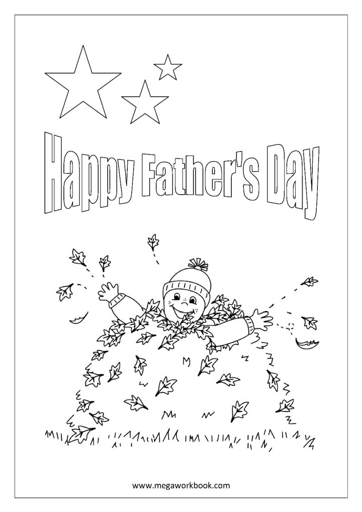 25 Free Father's Day Coloring Pages for Kids and Adults