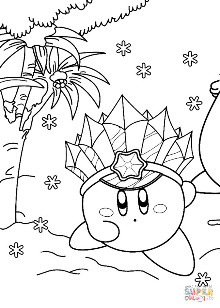20 Free Kirby Coloring Pages for Kids and Adults