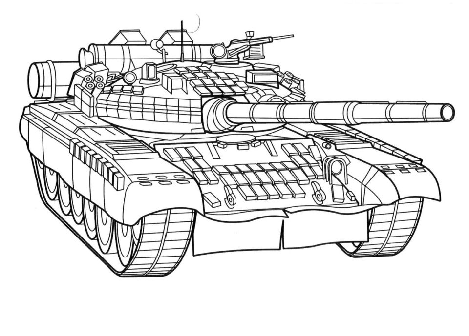 15 Free Tank Coloring Pages for Kids and Adults - Blitsy