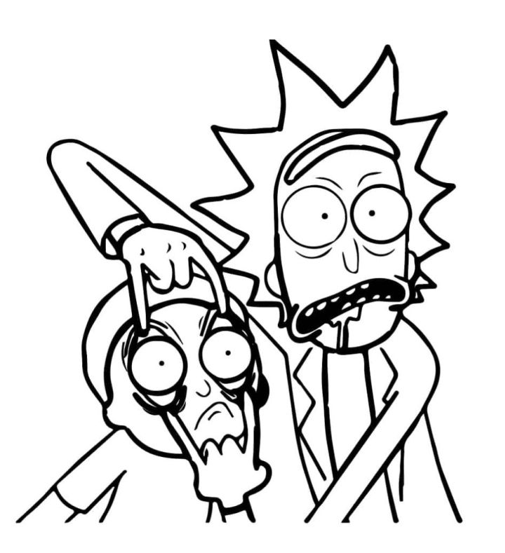 15 Free Rick and Morty Coloring Pages for Kids and Adults