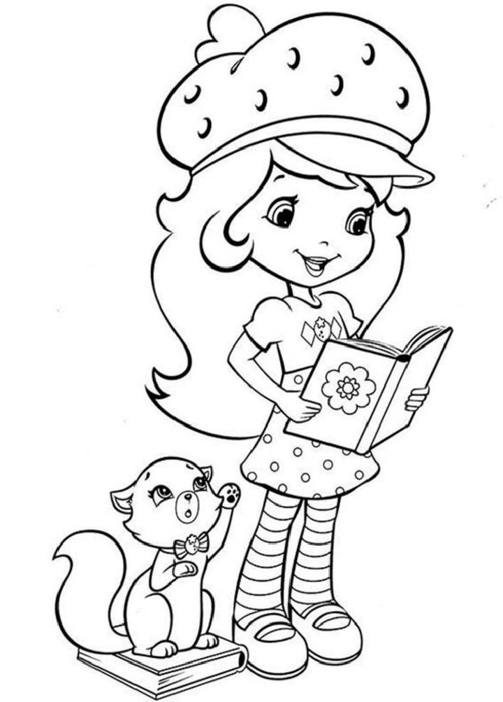 25 Free Strawberry Shortcake Coloring Pages for Kids and Adults