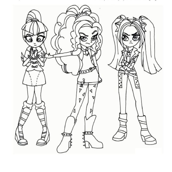 20 Free Equestria Girls Coloring Pages for Kids and Adults