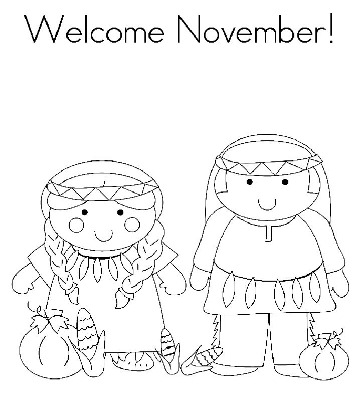 20 Free November Coloring Pages for Kids and Adults