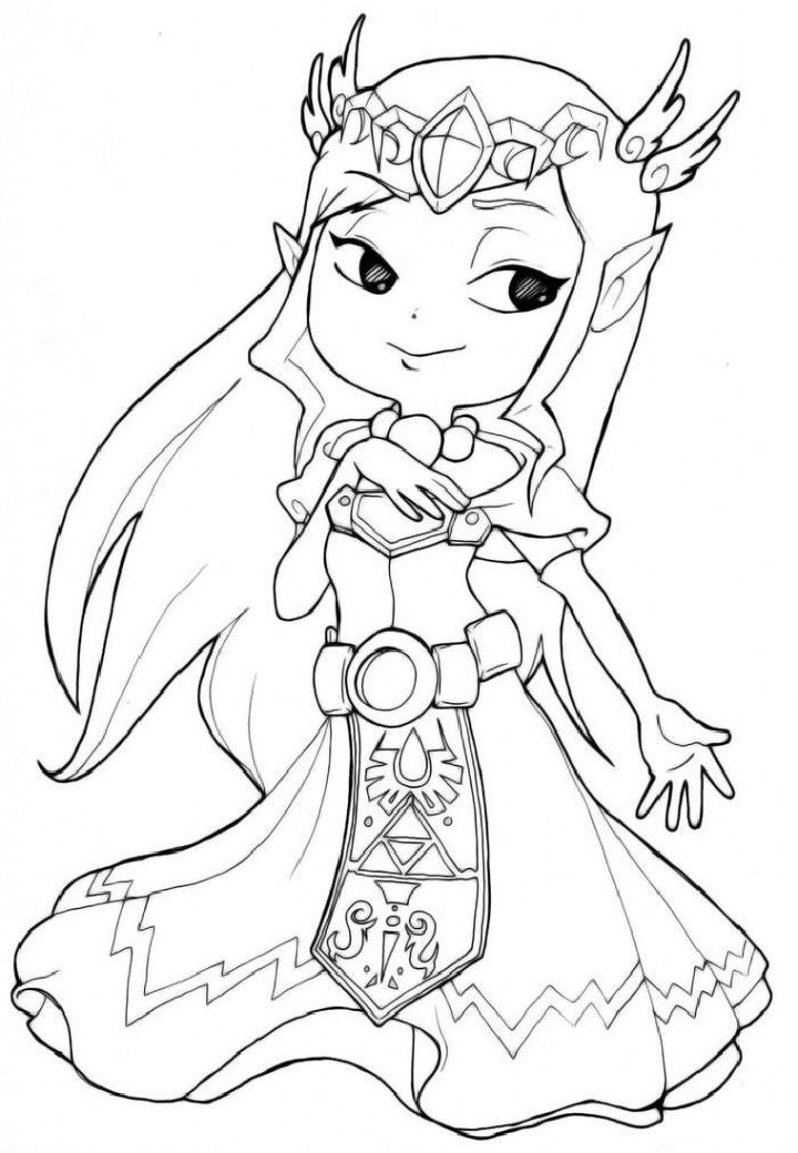 20 Free Zelda Coloring Pages for Kids and Adults