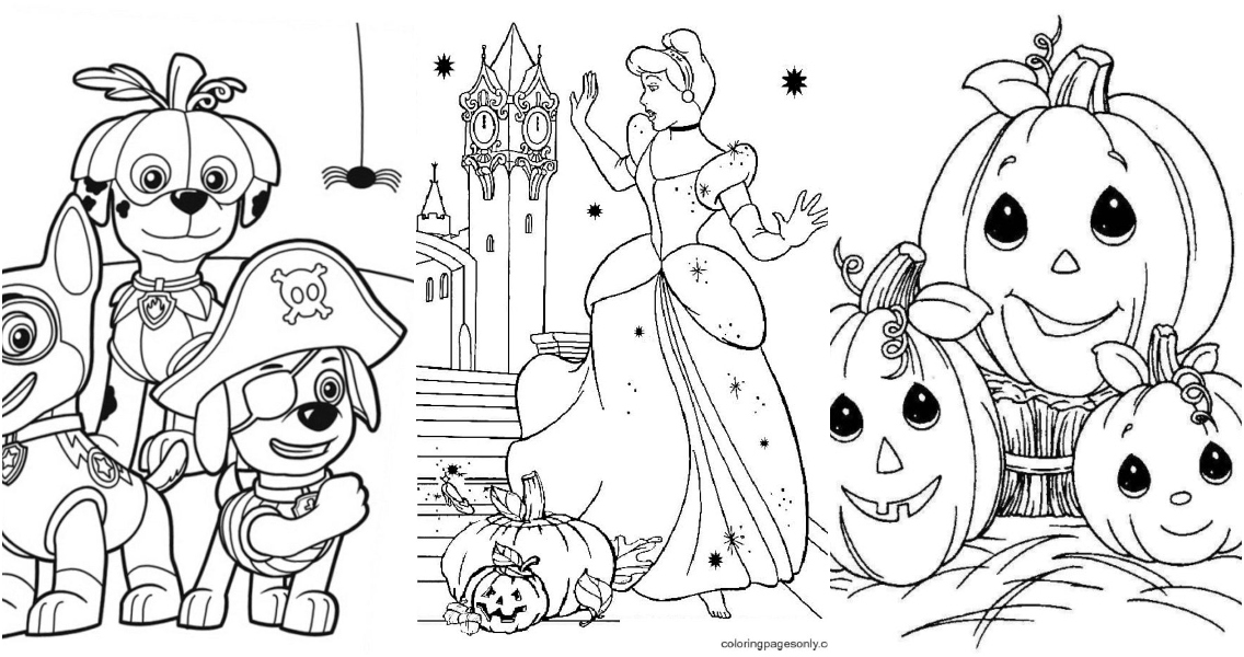 donald duck halloween coloring pages