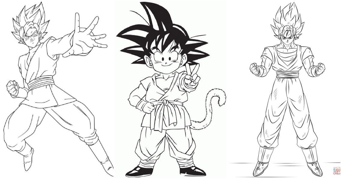 dragon ball z goku super saiyan 5 coloring pages