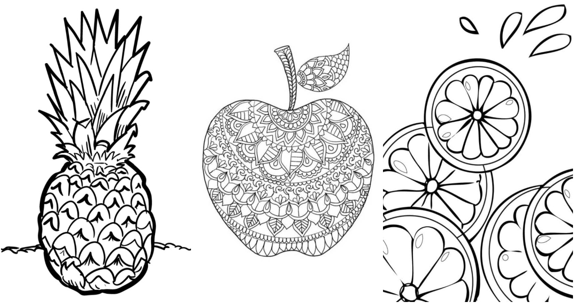 Kawaii Coloring Page With Doodling Images Of Fruit And Vegetables Outline Sketch  Drawing Vector, Quotes Drawing, Quotes Outline, Quotes Sketch PNG and  Vector with Transparent Background for Free Download