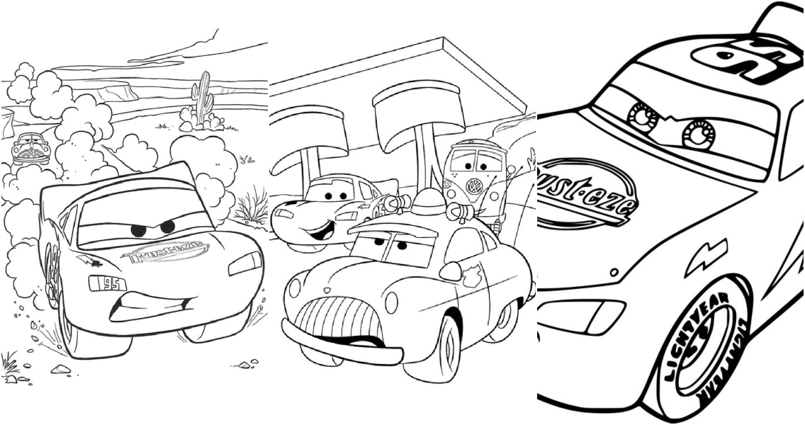 tow mater and lightning mcqueen coloring pages