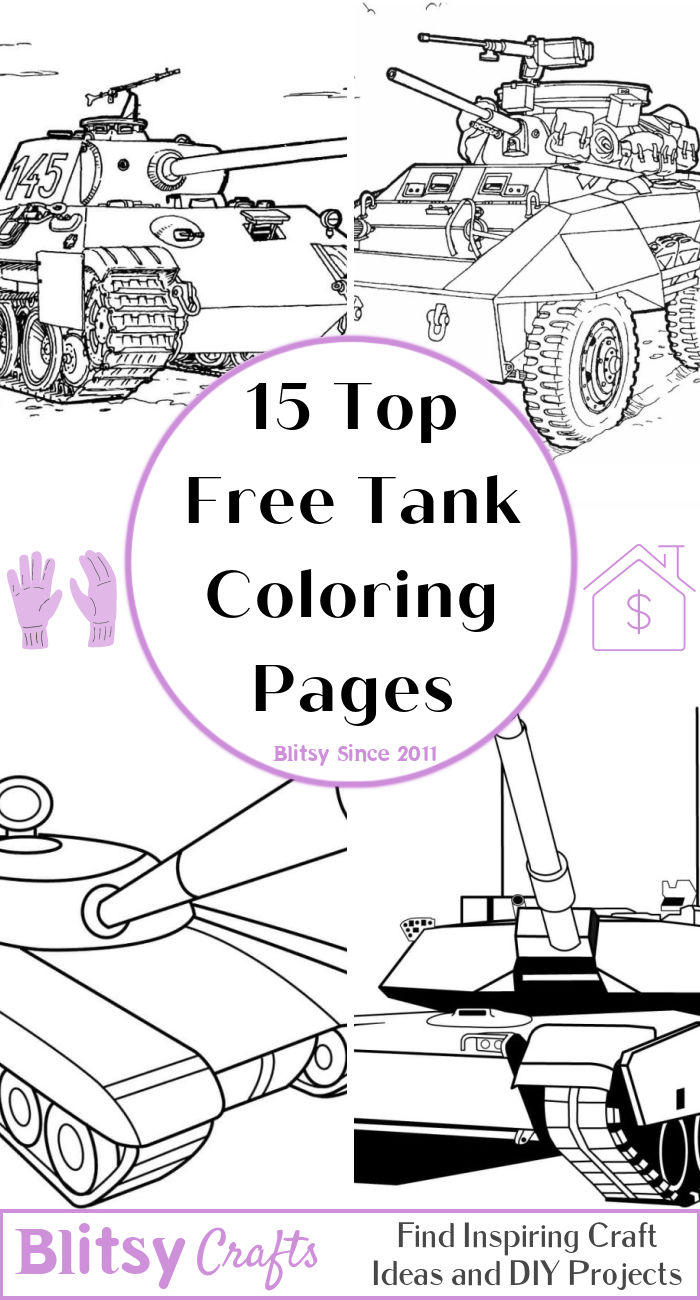 15 Free Tank Coloring Pages for Kids and Adults - Blitsy