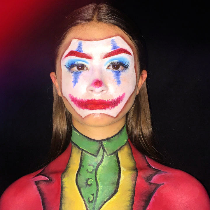 40 Easy Halloween Face Paint Ideas 2024 Blitsy Creative Joker Face Paint Look