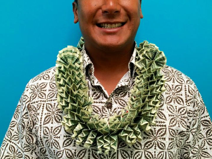 How to Make a Money Lei - Step by Step Guide - Blitsy