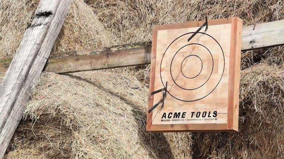 DIY Axe Throwing Target Step by Step Instructions Blitsy