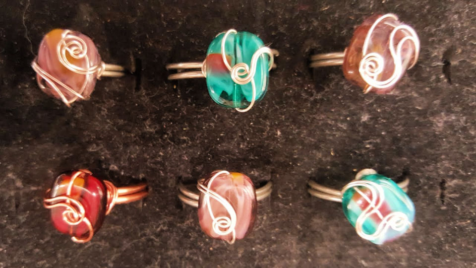 Wire Wrapping Rings Diy Unique DIY Wire Wrapped Rings - Blitsy