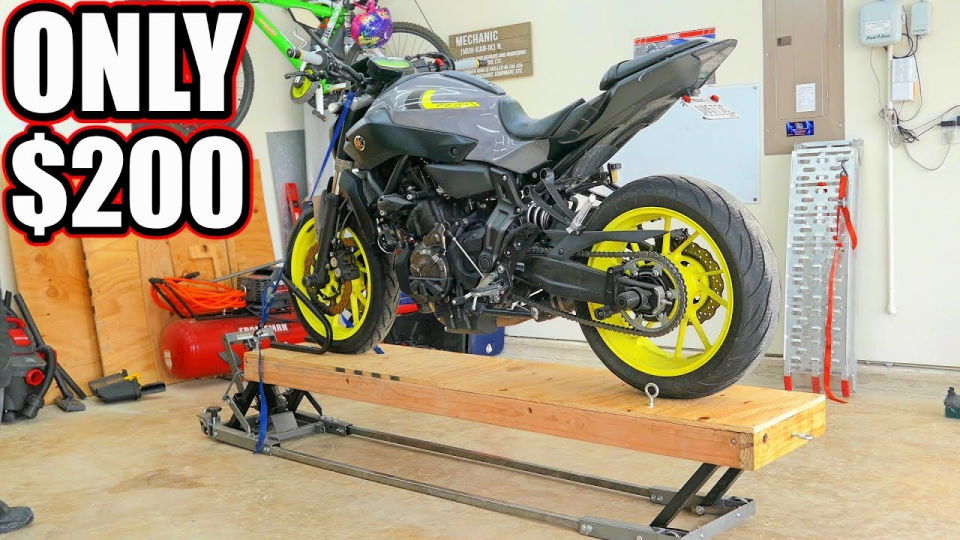 DIY Motorcycle Lift Plans - Blitsy