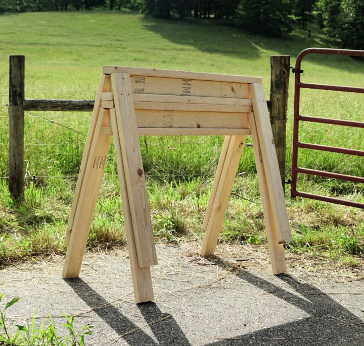 Diy Sawhorse Plans To Make - Blitsy