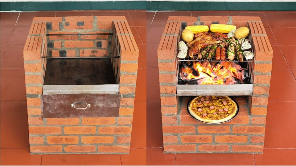 Make Brick Grill: 20 DIY Brick BBQ Ideas and Plans - Blitsy