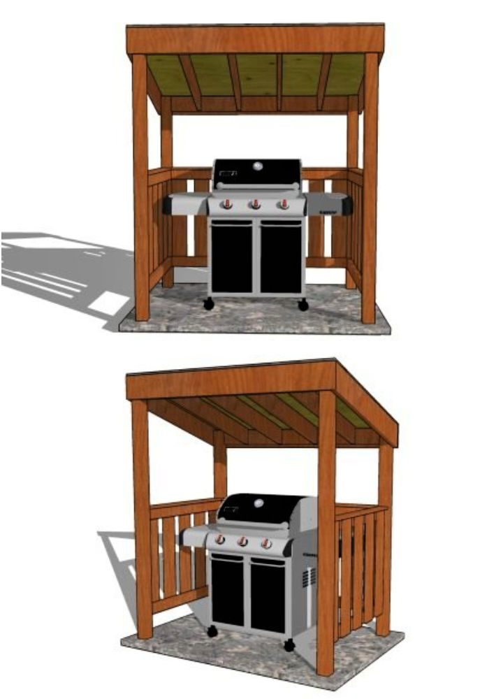 DIY Grill Shelter With Step by Step Instructions - Blitsy