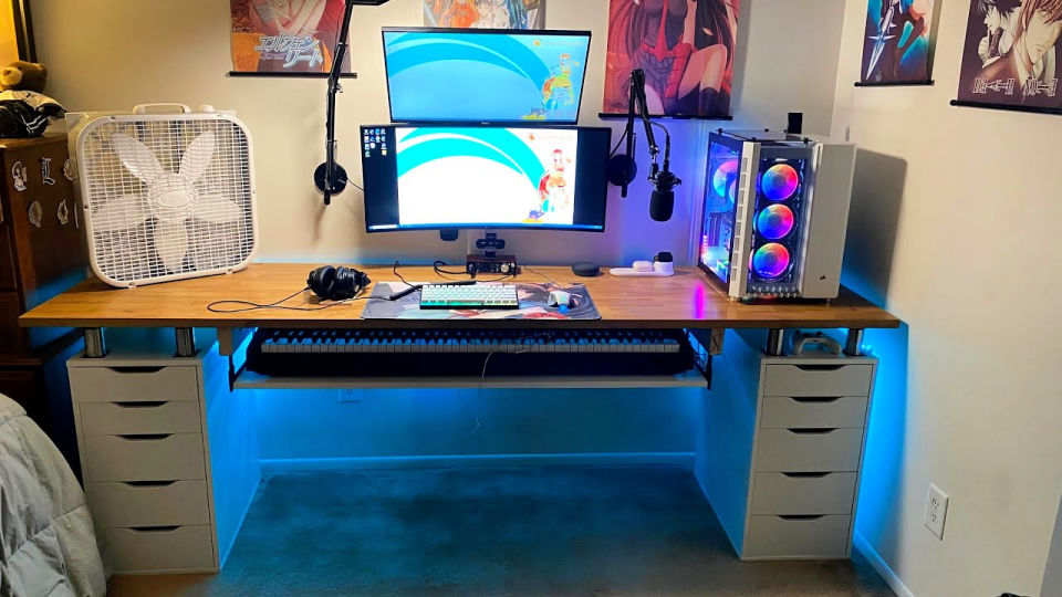 DIY Keyboard Tray - Step by Step Instructions - Blitsy