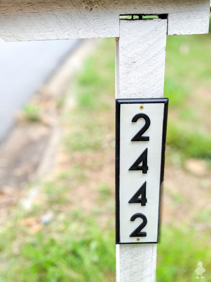 30 DIY House Number Ideas and House Number Signs - Blitsy