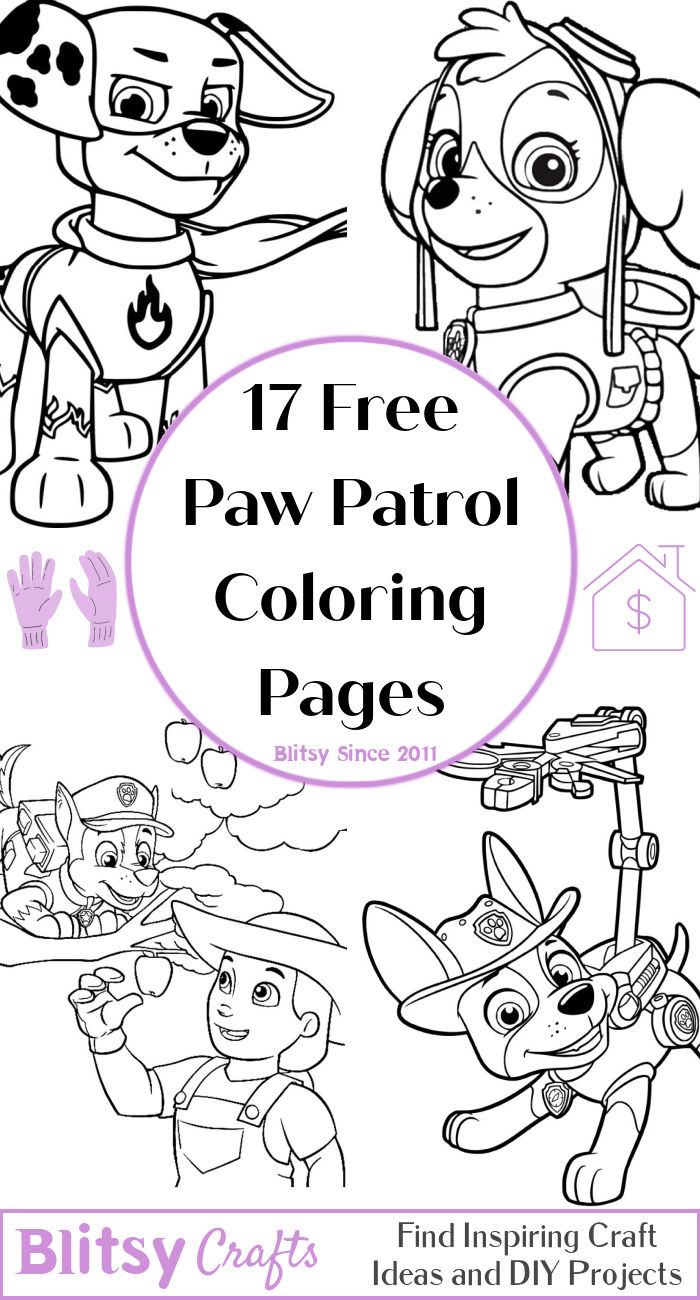 17 Free Paw Patrol Coloring Pages for Kids and Adults - Blitsy