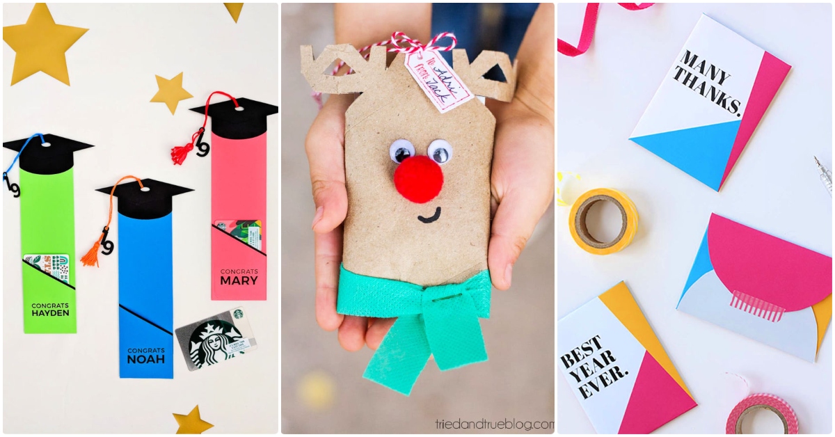 25 Diy Gift Card Holder Ideas (Free Printable Template)