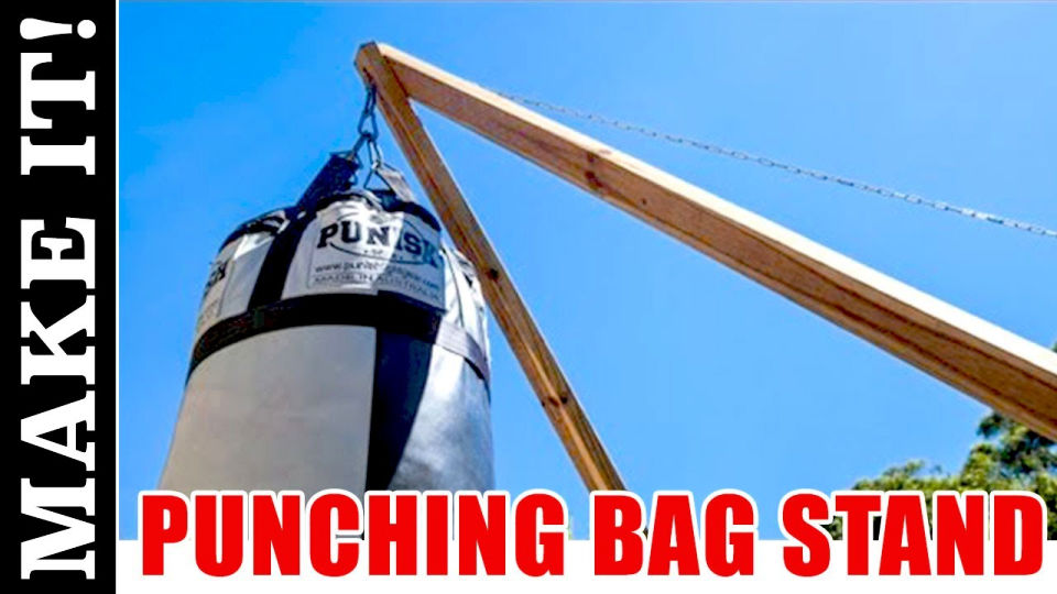 DIY Punching Bag Stand to Get a Great Workout at Home - Blitsy