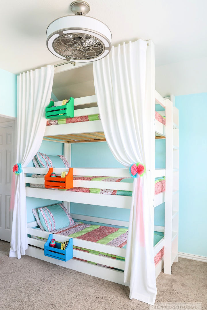 DIY Triple Bunk Bed Plans - Blitsy