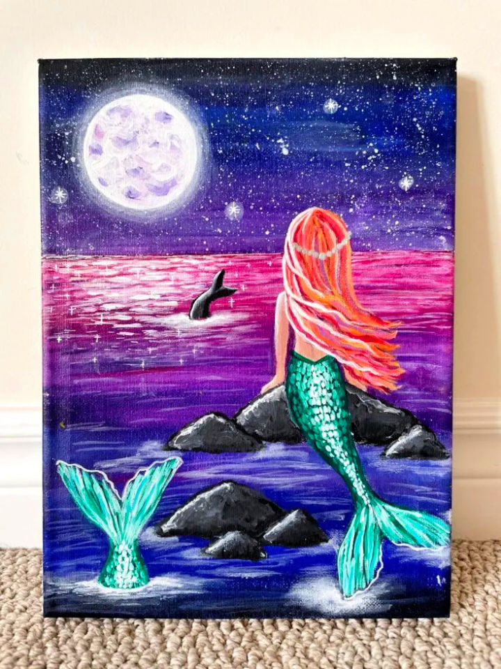 15 Easy Mermaid Painting Ideas - Blitsy