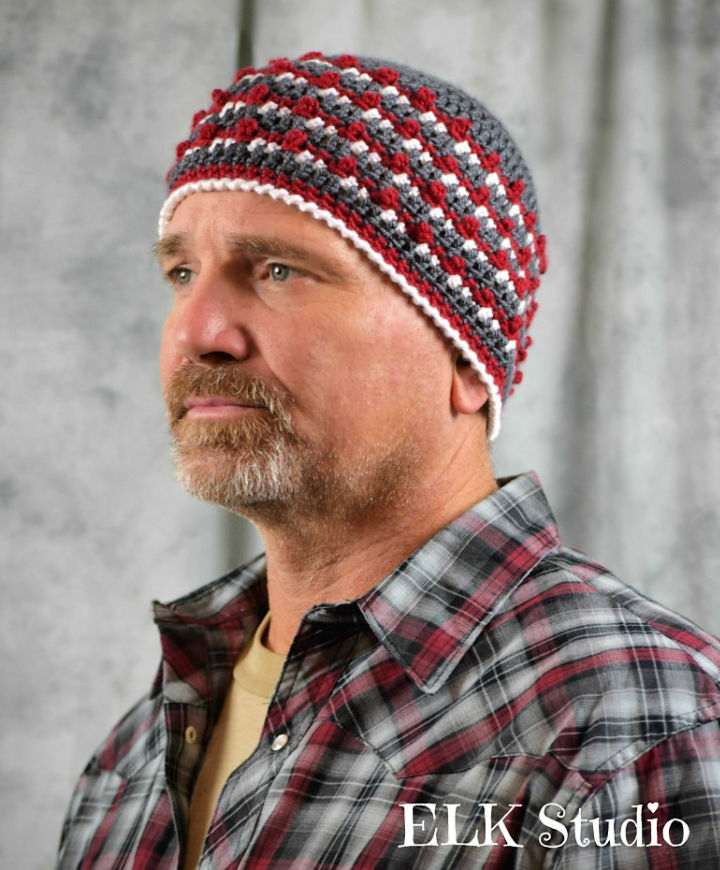 30 Free Crochet Hat Patterns for Men (Beanie Pattern)