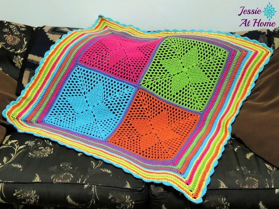 25 Free Crochet Star Blanket Patterns (PDF Pattern)