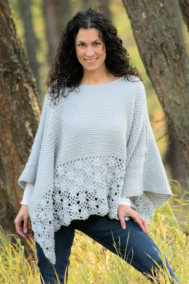 40 Free Crochet Poncho Patterns (Easy PDF Pattern)