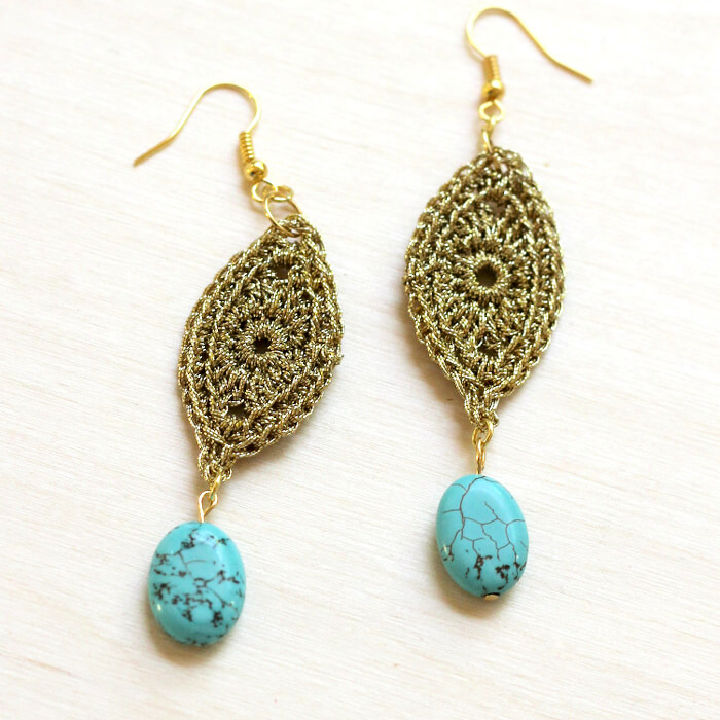 25 Free Crochet Earrings Pattern (PDF Patterns) - Blitsy