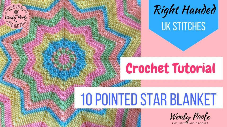 25 Free Crochet Star Blanket Patterns (PDF Pattern)