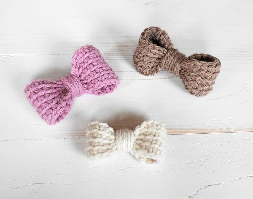 small bow tie crochet pattern