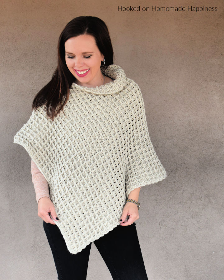 40 Free Crochet Poncho Patterns (Easy PDF Pattern)