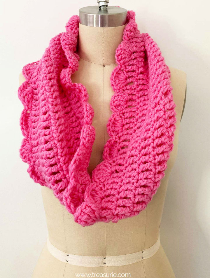 40 Free Crochet Infinity Scarf Patterns (Easy PDF Pattern)