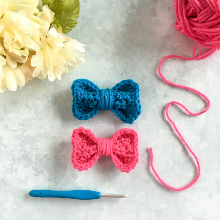 35 Free Crochet Bow Patterns (Crochet Bow Tie Pattern)