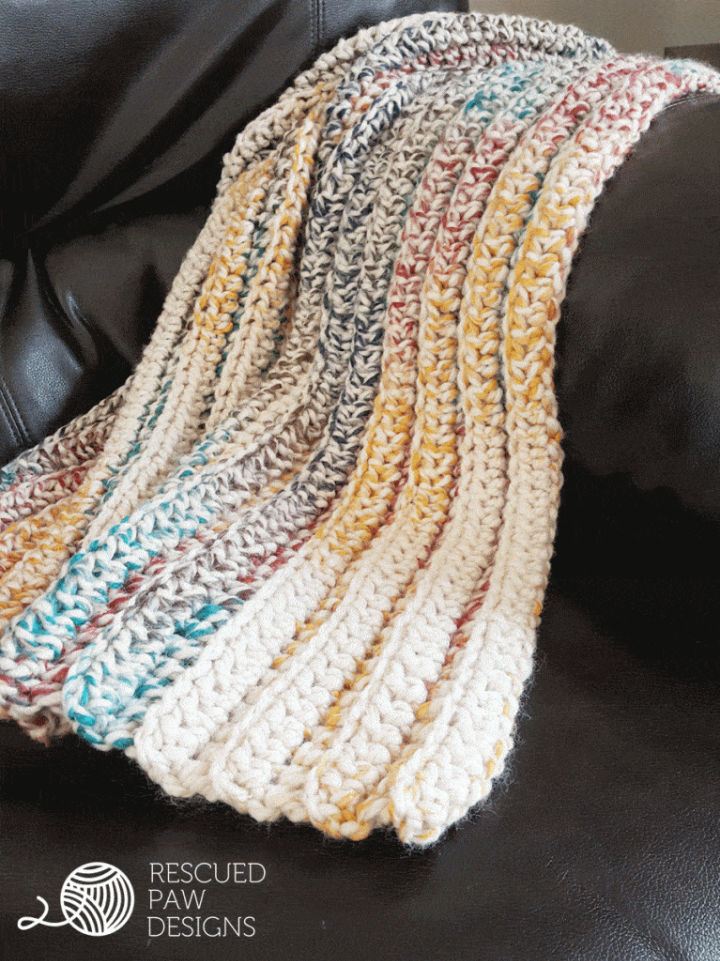 40 Free Chunky Crochet Blanket Patterns (Easy Pattern)