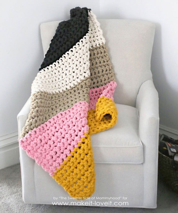 40 Free Chunky Crochet Blanket Patterns (Easy Pattern)